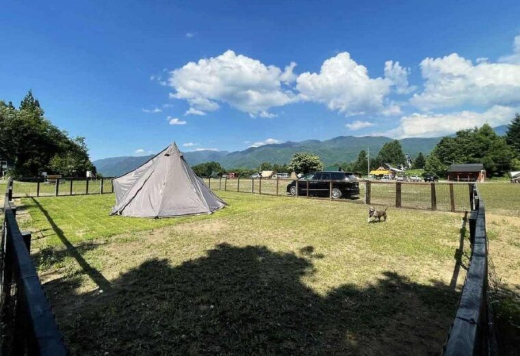 【長野県】ドッグフリーサイトがあるキャンプ場（【長野県】ドッグフリーサイトがあるキャンプ場（キャンプフィールド木島平）